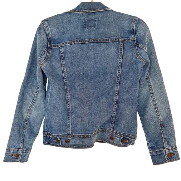 Classic Old Navy Jean Jacket XS Medium Wash - Picture 4 of 4